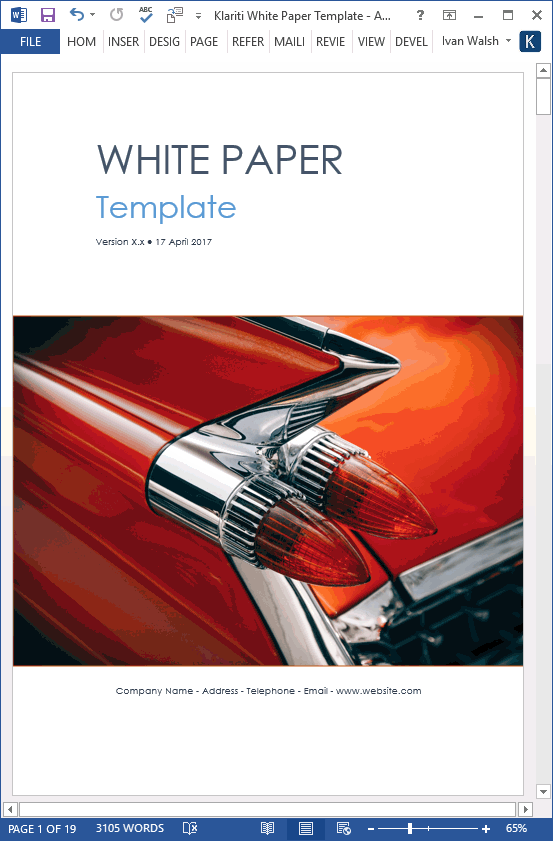 🎮 Free White Paper Template Word yamelshin white-paper-template-ms-word-automobile