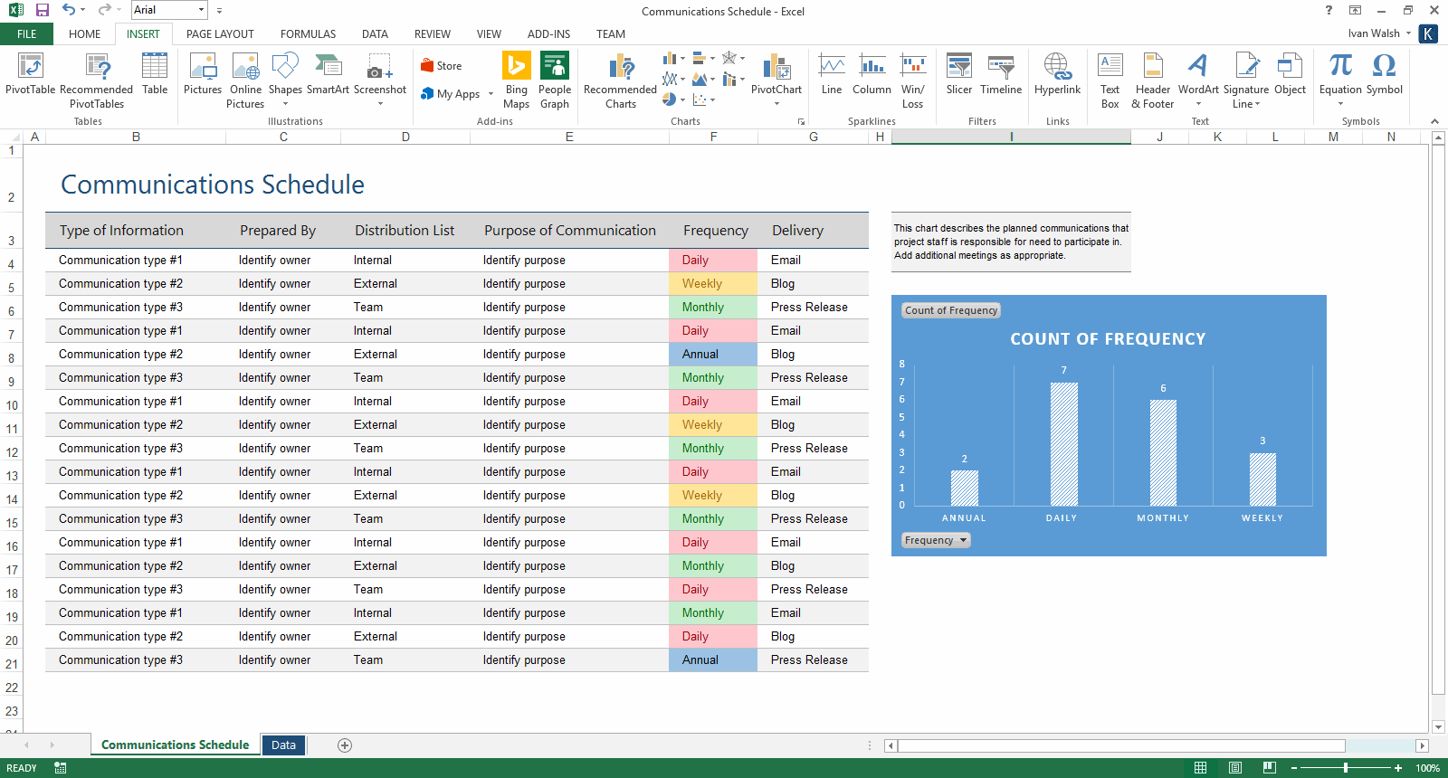Business Plan Template Excel