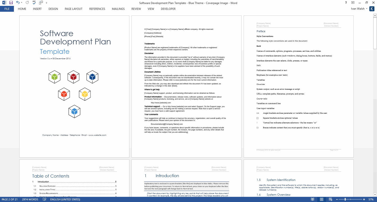 Software Development Plan Template (MS Word) – Templates, Forms Pertaining To Software Project Proposal Template Word