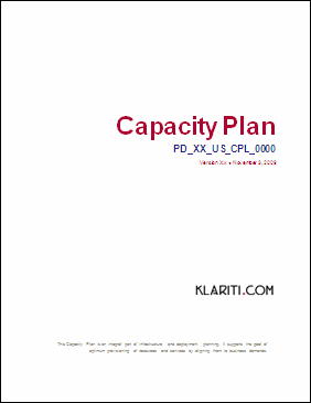 Capacity Plan Template - MS Word