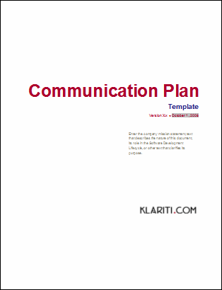 Click here to download your Communication Plan Template