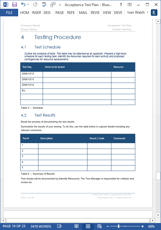 Enhancement Request Form Word Template Software Testing