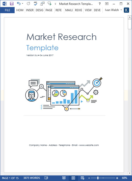 market research template free