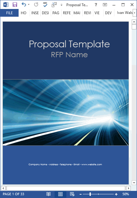 Rfp Response Template Microsoft Word from klariti.com