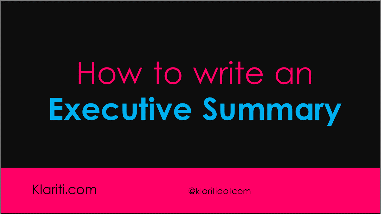 Write My Executive Summary! How to Write an Effective Executive