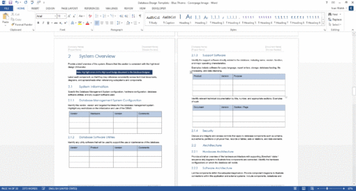 Database Design Template (MS Office) – Templates, Forms, Checklists for ...