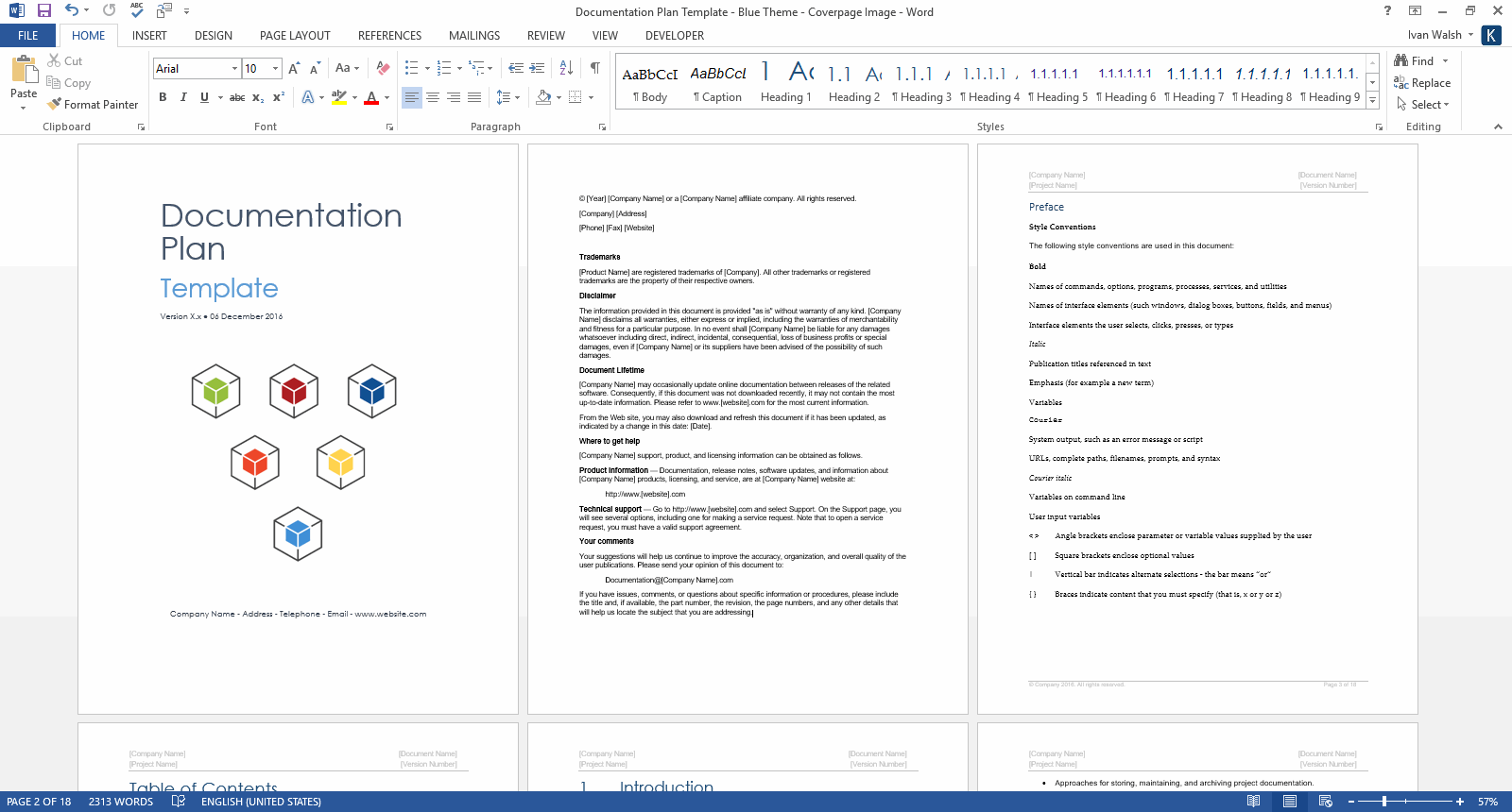 how to write documentation for application