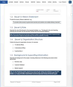 Request For Proposal RFP Templates – Templates, Forms, Checklists for ...