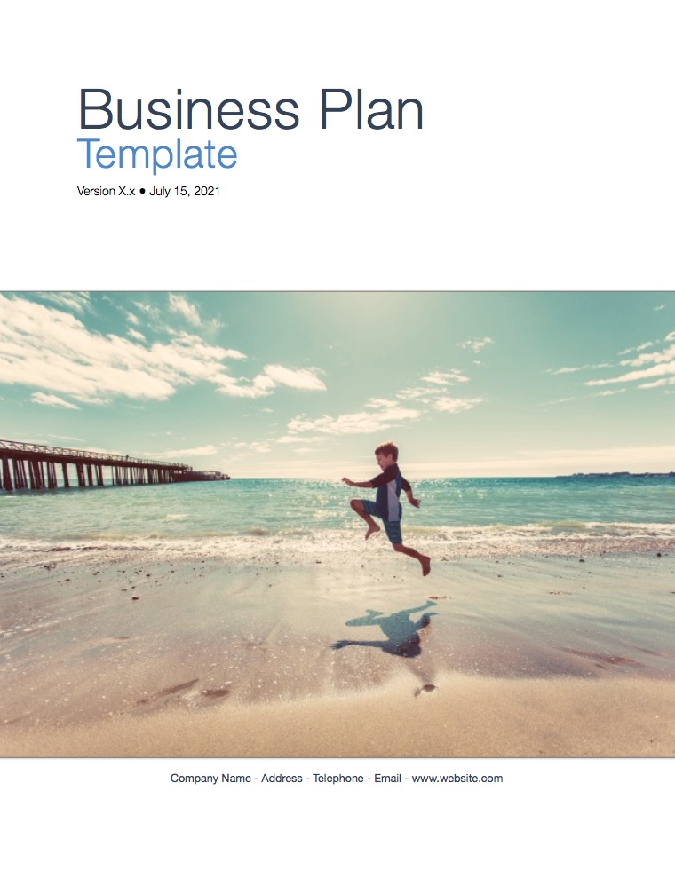 Free Business Plan Template For Mac