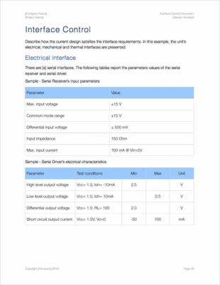 Interface Control Document Template (Apple) – Templates, Forms ...