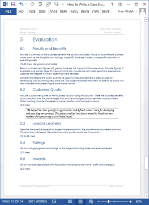Case Study Templates – Construction theme – Templates, Forms ...