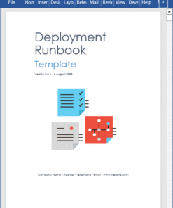 Deployment Runbook Template
